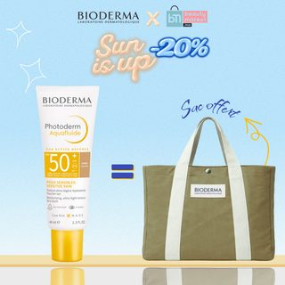 Bioderma Photoderm MAX Aquafluide Teinte Dorée SPF50+ 40ml = Sac Offert