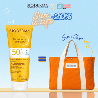 Bioderma Photoderm Lait Ultra Solaire SPF50+ 100ml = Sac Offert