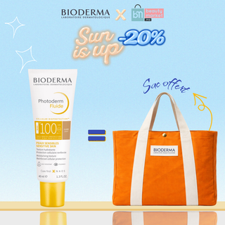 Bioderma Photoderm Max Fluide Teinte Claire SPF100 40ml = Sac Offert