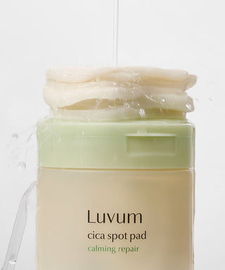 Luvum Calming Repair Cica Spot Pad 120ml / 60pads – disques apaisants et réparateurs à la Centella Asiatica