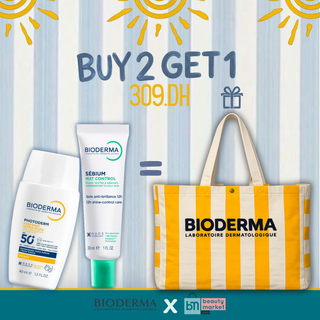 Bioderma Photoderm XDefense Invisible SPF50+ + Sébium Mat Control 30ml =  Tote Bag Offert