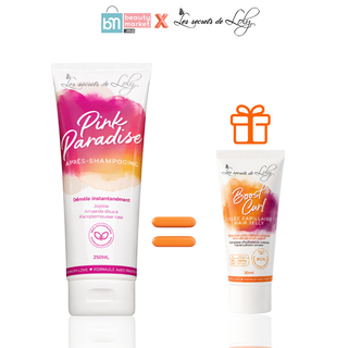 Les Secrets de Loly Pink Paradise Après-Shampooing Ultra Démêlant 250ml = Boost Curl 30ml Offerte