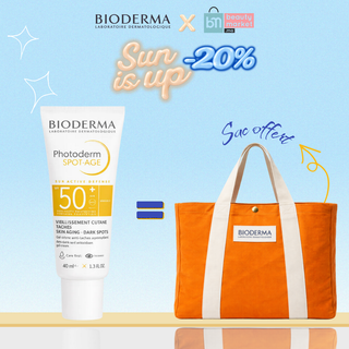 Bioderma Photoderm Spot-Age SPF50+ Gel-Crème 40ml = Sac Offert