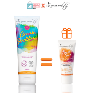 Les Secrets de Loly Cream Conditioner Après-Shampooing Démêlant 250ml = Boost Curl 30ml Offerte