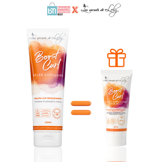 Les Secrets de Loly Boost Curl Gelée Coiffante Hydratante 250ml = Boost Curl 30ml Offerte