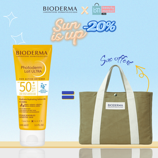 Bioderma Photoderm Lait Ultra Solaire SPF50+ 100ml = Sac Offert