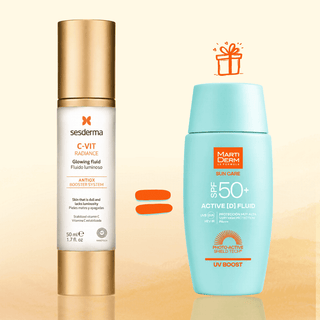 Sesderma C‑VIT Radiance Fluide 50 ml = MartiDerm Active [D] Fluid SPF50+ 50 ml Offert
