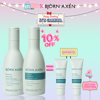 Björn Axén Pack Moisture Shampooing + Conditioner 250ml = 2 Mini 25ml Offertes