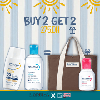 Bioderma Photoderm XDefense Teinte 02 SPF50+ + Hydrabio H2O 250ml = Sensibio H2O 100ml Offerte + Tote Bag Offert