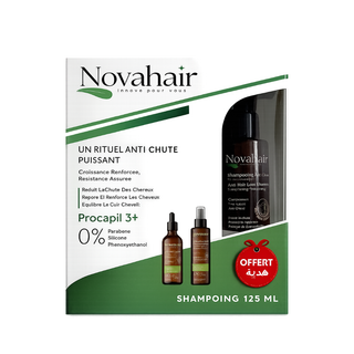 NOVAHair  Pack Anti-Chute- Huile + Lotion = Shampoing OFFERT