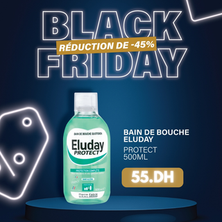 Elgydium Eluday Protect Bain de Bouche 500ml – Protection Quotidienne Des Gencives