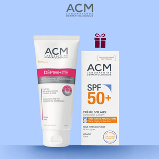 ACM Dépiwhite Lait Corps Anti-Taches 200 ml = Crème Solaire SPF50+ Offerte