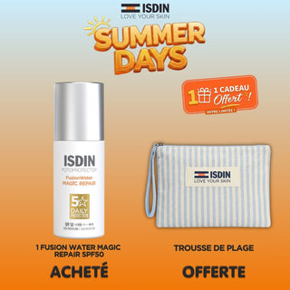 ISDIN FOTOPROTECTOR FUSION WATER MAGIC REPAIR SPF50 50ML = TROUSSE OFFERTE
