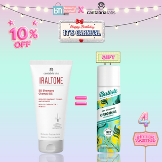Cantabria Iraltone Shampooing DS 200ml = Batiste Shampooing Sec 50ml Offert