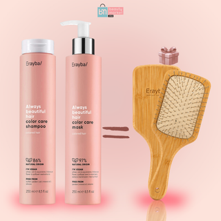 Erayba ABH Color Care Shampooing 250ml + Color Care Mask 250ml = Brosse Offerte