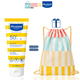 Mustela Lait Solaire Très Haute Protection SPF50+ 100 ml = Sac Offert