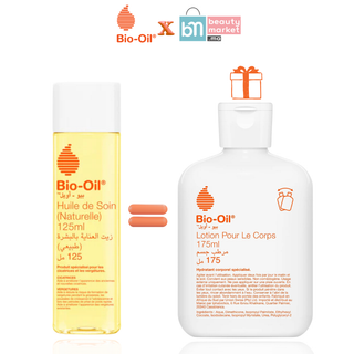 Bio‑Oil Huile de Soin Naturelle 125  ml = Bio‑Oil Body Lotion 175 ml Offerte