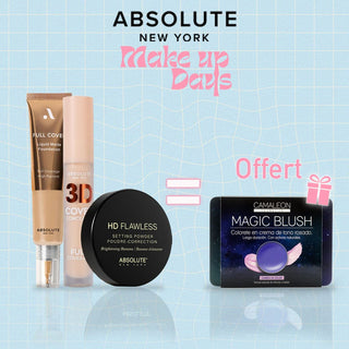 ABSOLUTE NEW YORK PACK CONCEALER + FULL COVERAGE = MAGIC BLUSH BLUE OFFERT