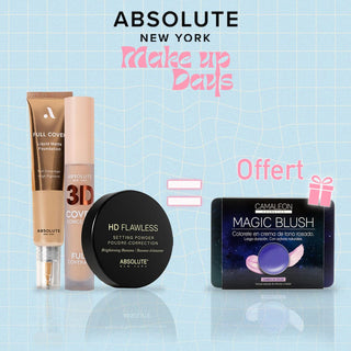 ABSOLUTE NEW YORK PACK CONCEALER + FULL COVERAGE = MAGIC BLUSH BLUE OFFERT