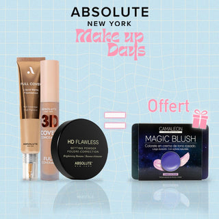 ABSOLUTE NEW YORK PACK CONCEALER + FULL COVERAGE = MAGIC BLUSH BLUE OFFERT