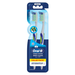 ORAL-B PACK BROSSE À DENTS EXTRA CLEAN MEDIUM *2