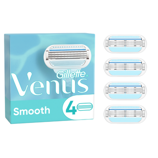 GILLETTE VENUS RASOIR RECHARGES SMOOTH 3 LAMES 4 UNITÉS
