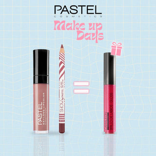 Pastel Pack Daylong Lipcolor Kissproof + Show By Pastel Lip liner = Gloss Cherry