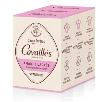 Cavaillès Savon Solide Amande Lactée 3x200G