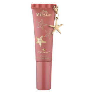 ESSENCE DISNEY THE LITTLE MERMAID PEPTIDE SHIMMER LIPGLOSS 10ML SEASIDE ROMANCE C 02