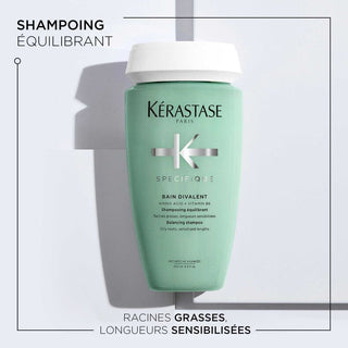 Kérastase Spécifique Bain Divalent 250ml – Shampooing Équilibrant Cuir Chevelu Gras