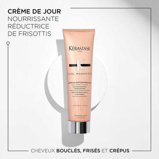 Kérastase Curl Manifesto – Duo Bain Hydratation Douceur 250 ml + Crème de Jour Fondamentale 150 ml = Sac Bisou D'été OFFERT