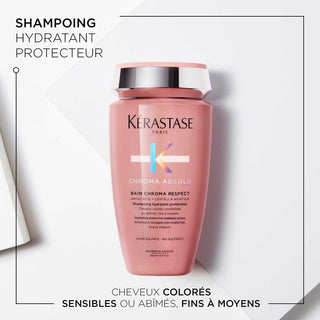 Kérastase Chroma Absolu Bain Chroma Respect 250ml – Shampooing Protecteur Couleur