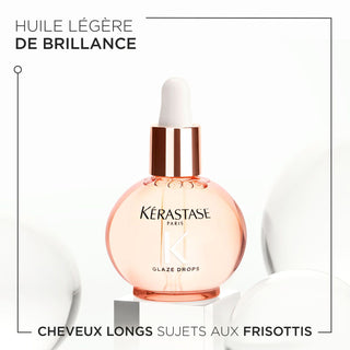 Kérastase Gloss Absolu – Duo Glaze Milk 190 ml + Glaze Drops Huile brillance 45 ml = Sac Bisou D'été OFFERT