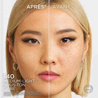 L'Oréal Paris Liquid Concealer Infaillible Skin Ink Fond De Teint Correcteur 2en1 140 Light Warm 48h