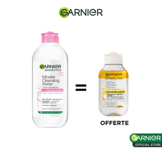 GARNIER Solution Micellaire Tout en 1 Peaux Sensibles 400ML = 100ml Byphase OFFERTE