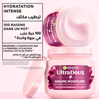 Garnier Grapes Masque hydratant régénérant intense Vignes Merveilleuses 340ml
