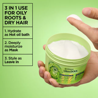 GARNIER ULTRA DOUX HAIR FOOD 3 EN 1 KIWI 390 ML