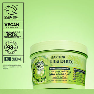 GARNIER ULTRA DOUX HAIR FOOD 3 EN 1 KIWI 390 ML