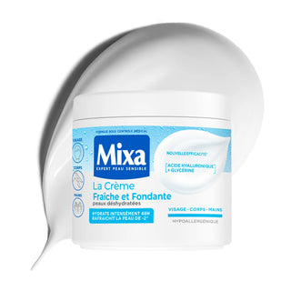 Mixa La Crème Fraîche et Fondante Multi-Usage, à l’acide hyaluronique 400ML