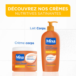 MIXA CRÈME NUTRITIVE SATINANTE PEAUX METISSEES TRES SECHES ET TERNES 400ML