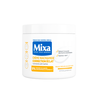 MIXA Niacinamide La Crème Correction Eclat - Visage, Corps, Mains 400ML