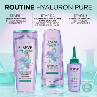 Elseve Hyaluron Pure DÉMÊLANT RÉHYDRATANT 72H