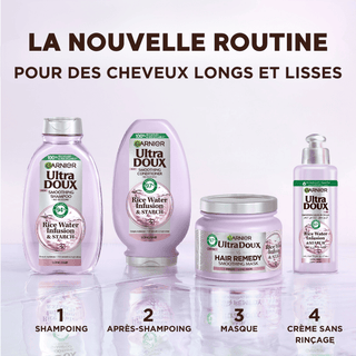 GARNIER ULTRA DOUX Rice Water Crème sans rinçage à l'eau de riz et à l'amidon 200ML