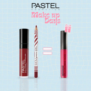 Pastel Pack Daylong Lipcolor Kissproof + Show By Pastel Lip liner = Gloss Cherry