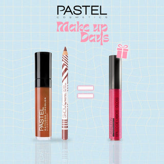 Pastel Pack Daylong Lipcolor Kissproof + Show By Pastel Lip liner = Gloss Cherry
