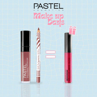 Pastel Pack Daylong Lipcolor Kissproof + Show By Pastel Lip liner = Gloss Cherry
