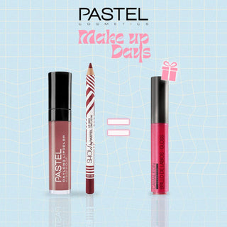 Pastel Pack Daylong Lipcolor Kissproof + Show By Pastel Lip liner = Gloss Cherry