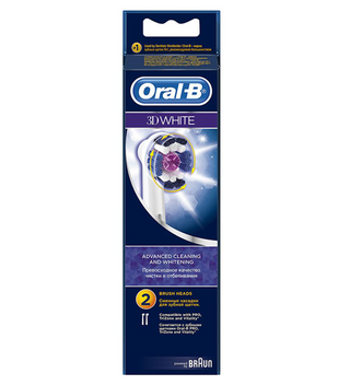 ORAL-B 2 RECHARGES POUR BROSSE ELECTRIQUE 3D White