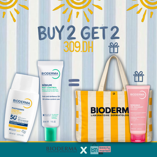 Bioderma Photoderm XDefense Invisible SPF50+ + Sébium Mat Control 30ml = Sensibio Gel Moussant 100ml + Tote Bag Offerts