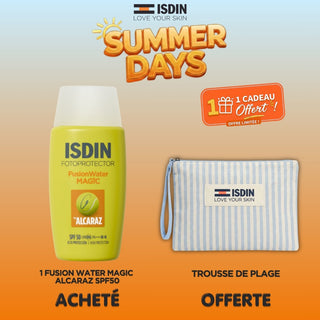 ISDIN Fotoprotector Fusion Water Magic by Alcaraz SPF50 50ml = Trousse Offerte